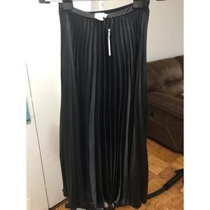 ASOS brand new black pleated maxi skirt